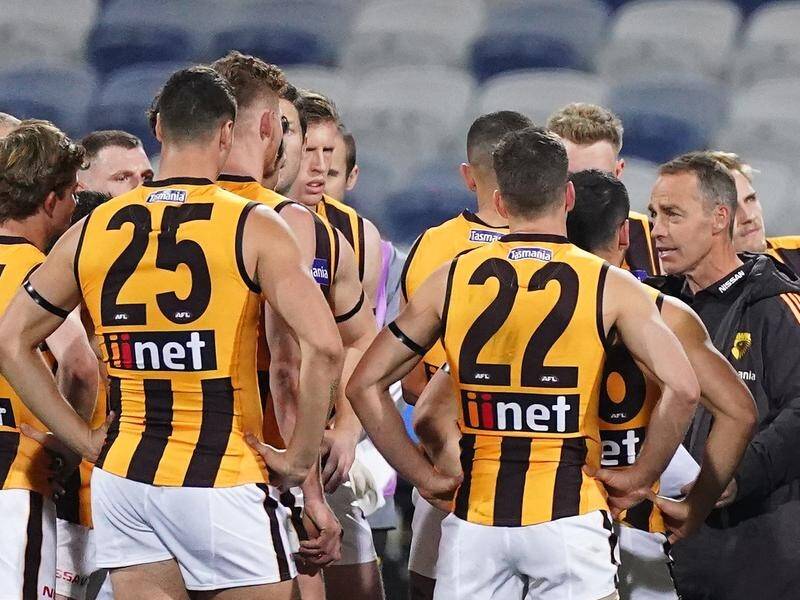 Hawthorn coach Alastair Clarkson admits AFL hub life has been tough on his veteran playing group.