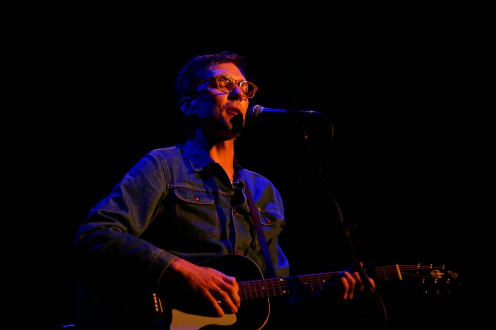 Justin Townes Earle wins over the crowd at Lizotte's. Picture: Peter Stoop