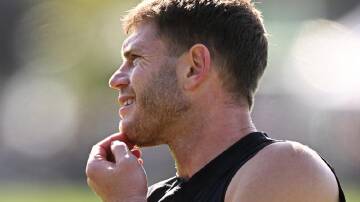 Taylor Adams has joined Sydney from Collingwood in search of more time as an AFL midfielder. (James Ross/AAP PHOTOS)