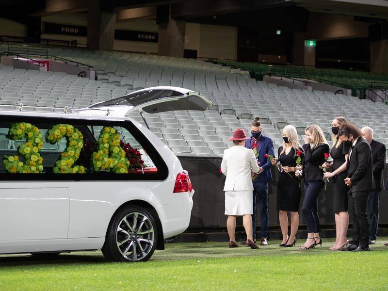 Australian cricket great Dean Jones was remembered at a memorial service at the MCG.