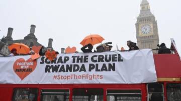 A treaty brings the UK's plan to send illegal immigrants to Rwanda is a step closer to going ahead. (EPA PHOTO)