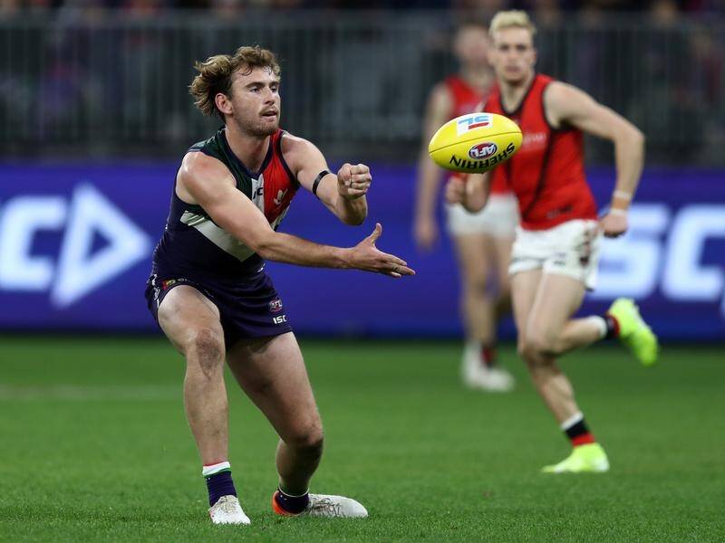 Connor Blakely returns to the Fremantle Dockers line-up to take on Collingwood on Sunday.