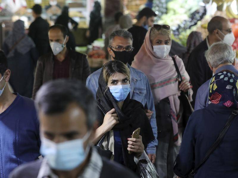 Iranian authorities have complained of poor social distancing amid the coronavirus pandemic.