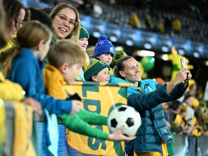 The Matildas will ride a wave of national support during their Women's World Cup campaign. (James Ross/AAP PHOTOS)