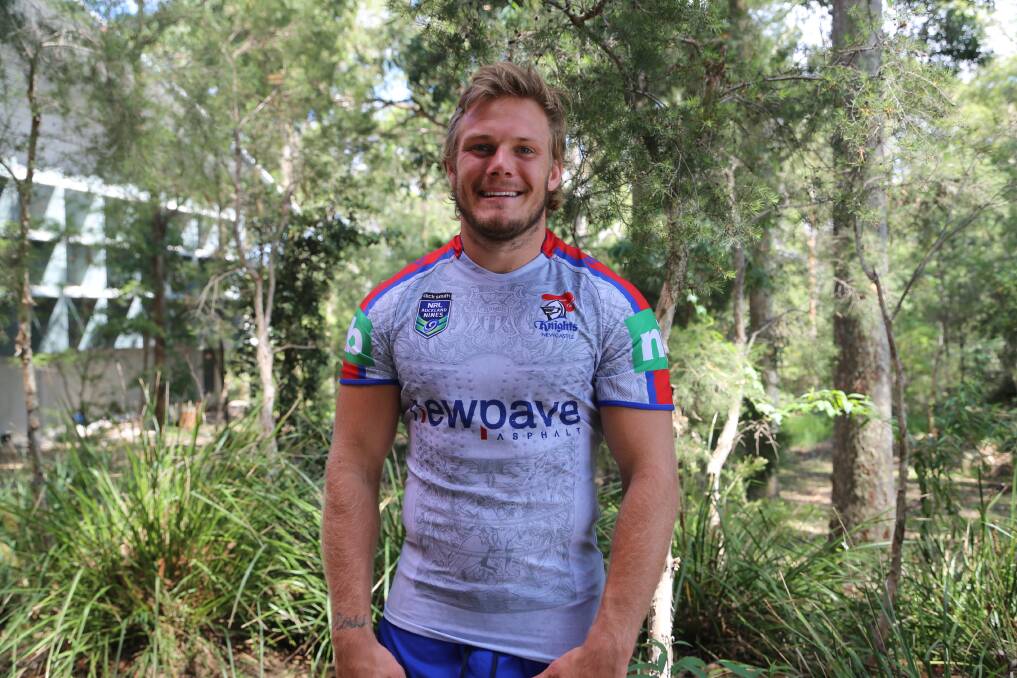 SOLID START: Nathan Ross has bulked up in the off-season. Picture: Newcastle Knights