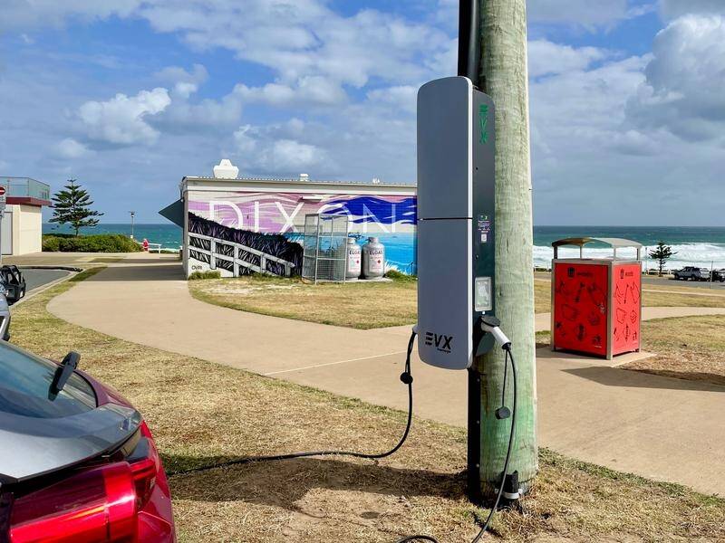 Electricity distributor Ausgrid plans to install car chargers on power poles across Australia. (PR HANDOUT IMAGE PHOTO)