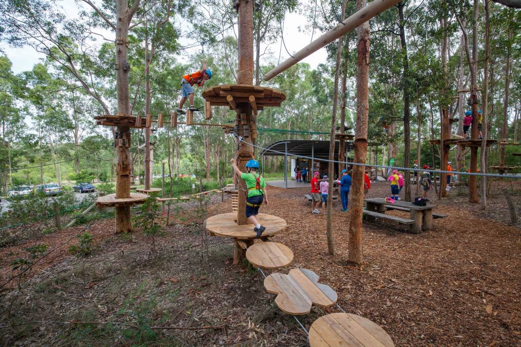 TreeTop Adventure Park's activities encourage the development of independence and confidence.