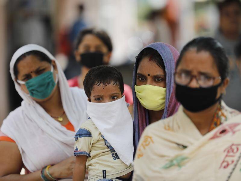 India's coronavirus cases have reached 4.1 million, with 90,632 new cases in the 24 hours to Sunday.