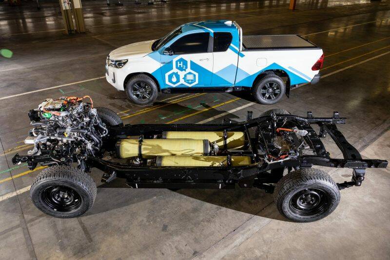 Toyota hanging onto hydrogen dream with fuel-cell HiLux