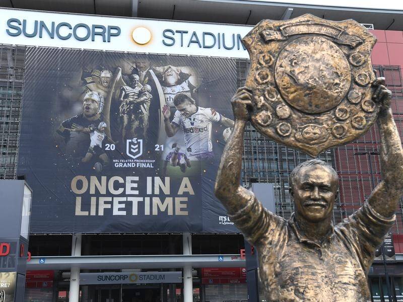 Suncorp Stadium in Brisbane remains a chance of hosting back-to-back NRL grand finals. (Darren England/AAP PHOTOS)