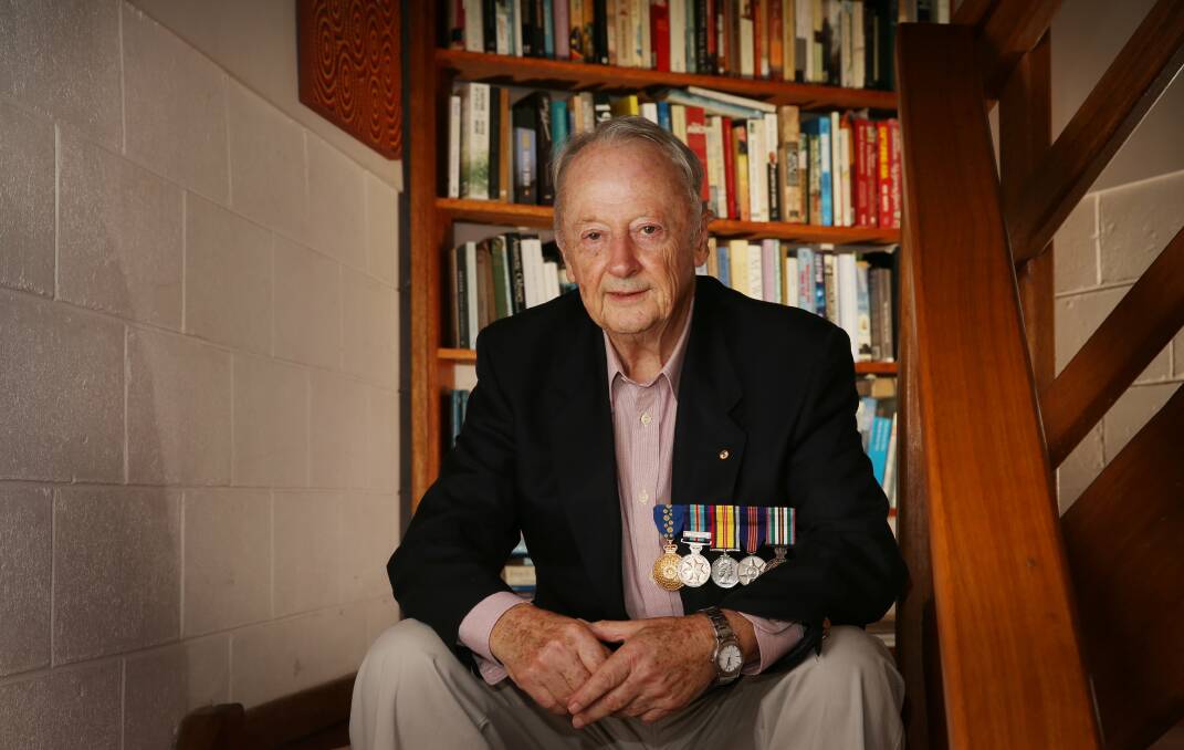 TALE OF HORROR: Tim Bowden  whose book Stubborn Buggers  is being released to coincide with Anzac Day. Picture: Dean Osland
