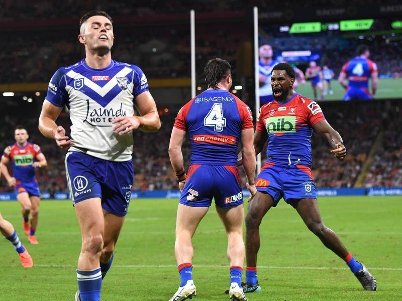 Newcastle have snapped their seven-game losing streak by beating Canterbury to open Magic Round.