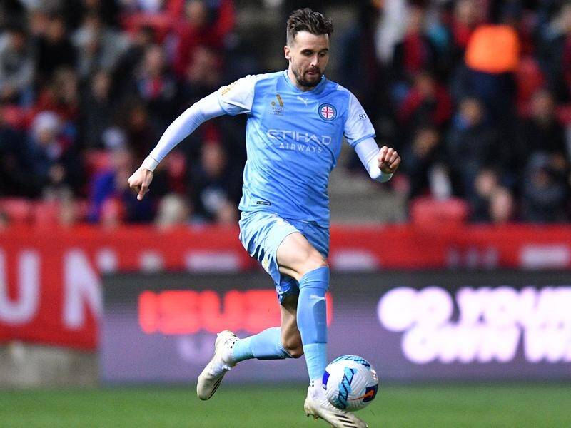 Englishman Carl Jenkinson has joined Newcastle from Melbourne City for the upcoming ALM season. (James Ross/AAP PHOTOS)