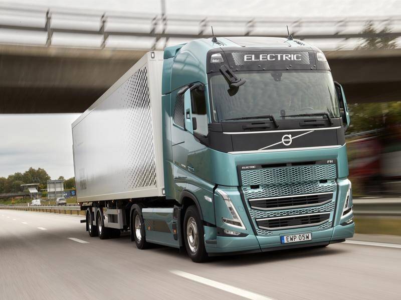 Electric trucks such as the Volvo FH will be allowed on some Queensland roads after changes. (HANDOUT/VOLVO)