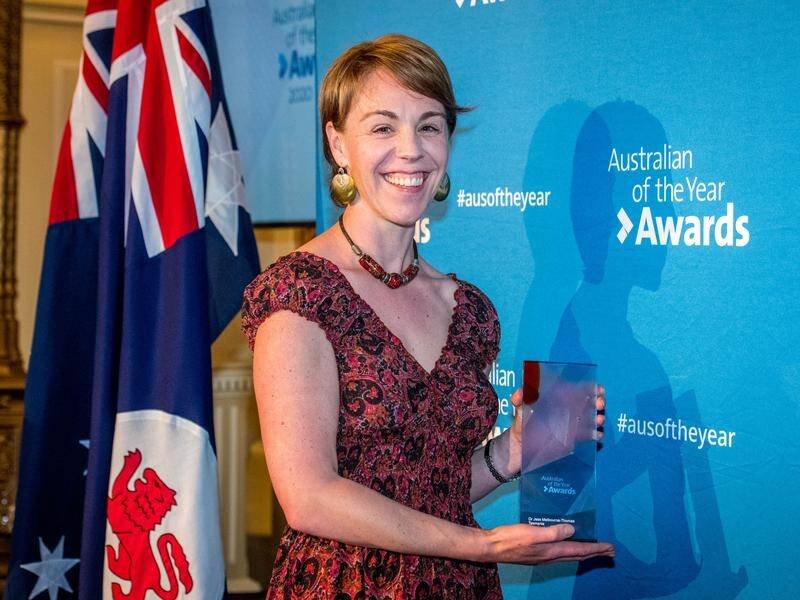Marine researcher Dr Jess Melbourne-Thomas has been named Tasmania's Australian of the Year.