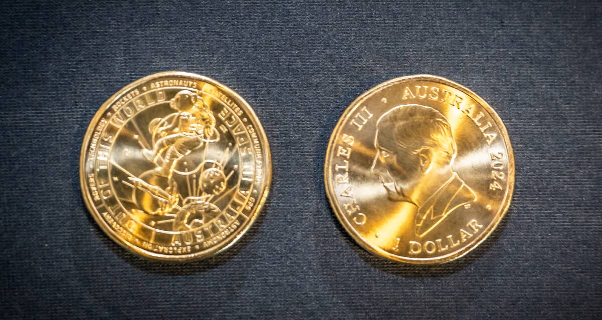 The new dollar coins. Picture by Karleen Minney