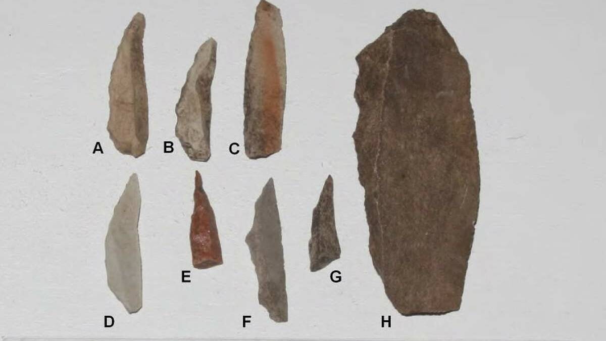 Indigenous artefacts found at the former Palais Royale site in 2011. 