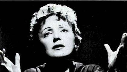 NO REGRETS: Edith Piaf.