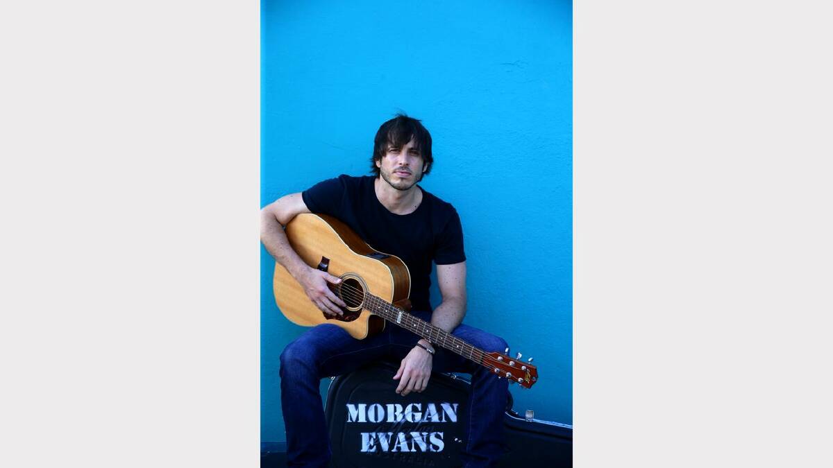 Morgan Evans at Lizottes this month. Picture Dean Osland