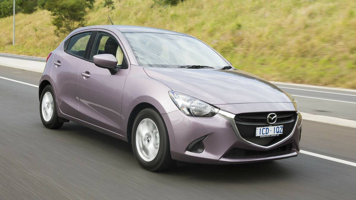 YOUTHFUL HIGH TECH: The new Mazda2 hatchback is driving straight into the youth market.