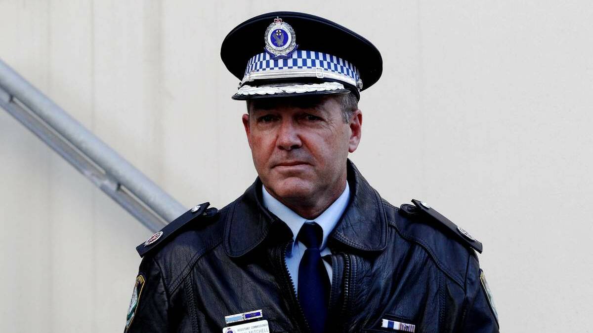 SUPPORTIVE: Northern Region commander Assistant Commissioner Max Mitchell said he met with the officers involved in the Central Coast shooting yesterday.