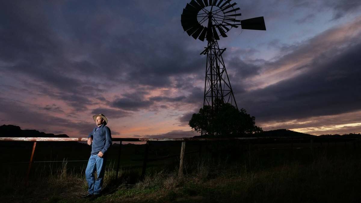  Stuart Andrews on the farm Tarwyn Park which he has sold to Kepco. Picture: Jonathan Carroll
