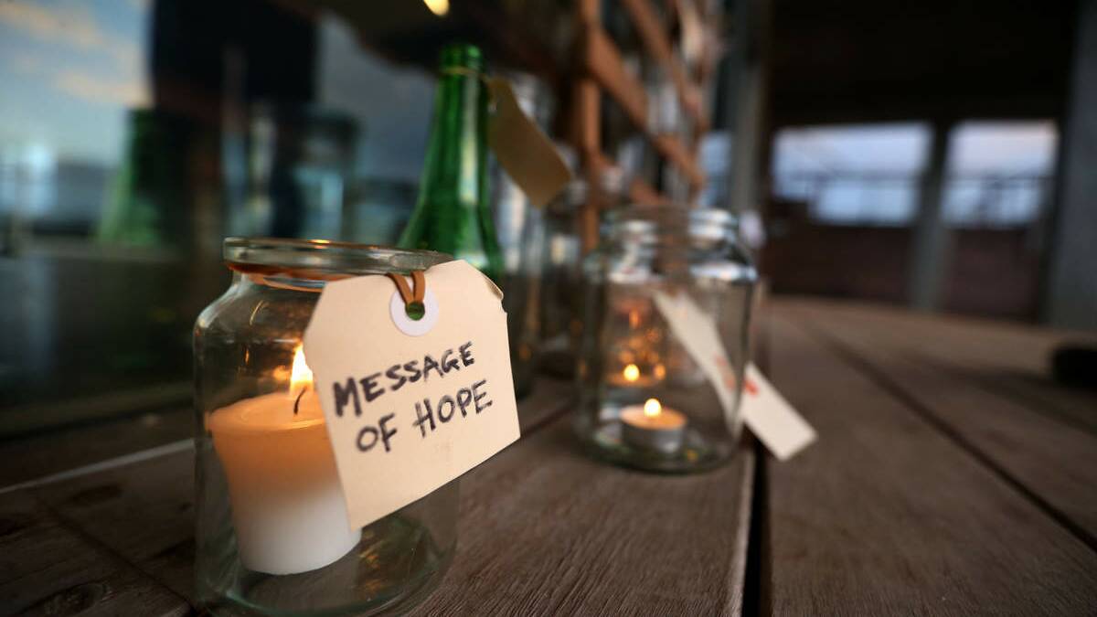 LIGHT THE WAY: National Coalition for Suicide Prevention is committed to reducing suicide in Australia by half.  Picture: Leanne Pickett