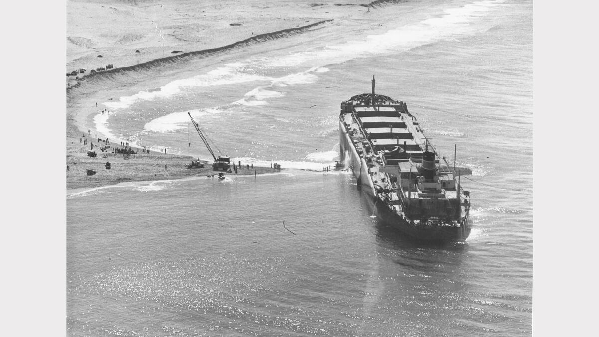 The stranding and attempted salvage of the Sygna in 1974