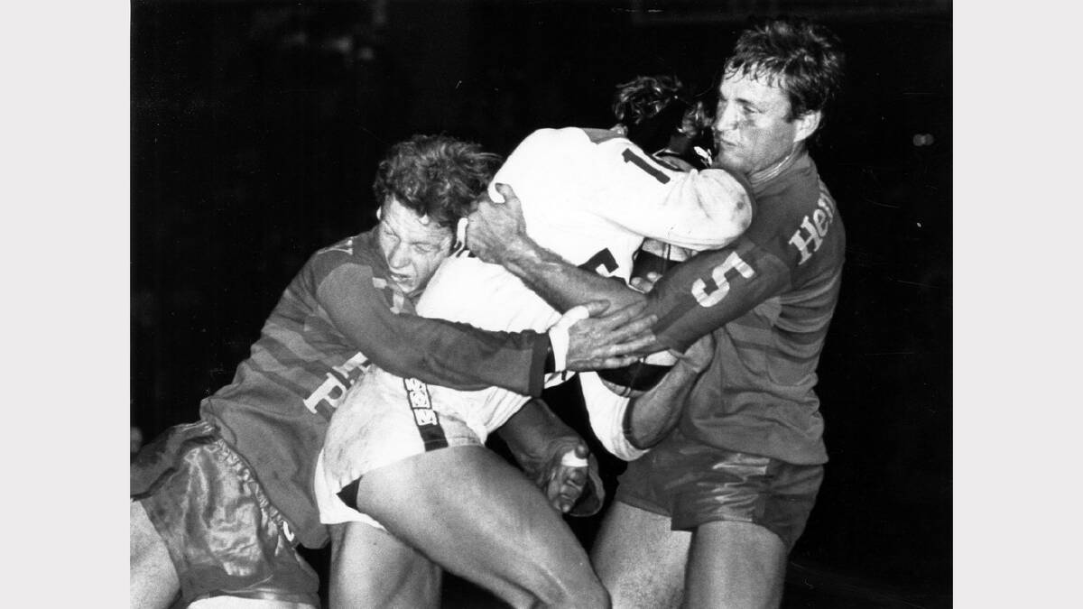 Newcastle Knights in 1988. Newcastle Knights vs Brisbane, in a Panasonic Cup match at the International Sports Centre.
