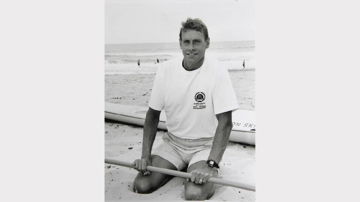 David Quinlivan in his surf lifesaving days. 