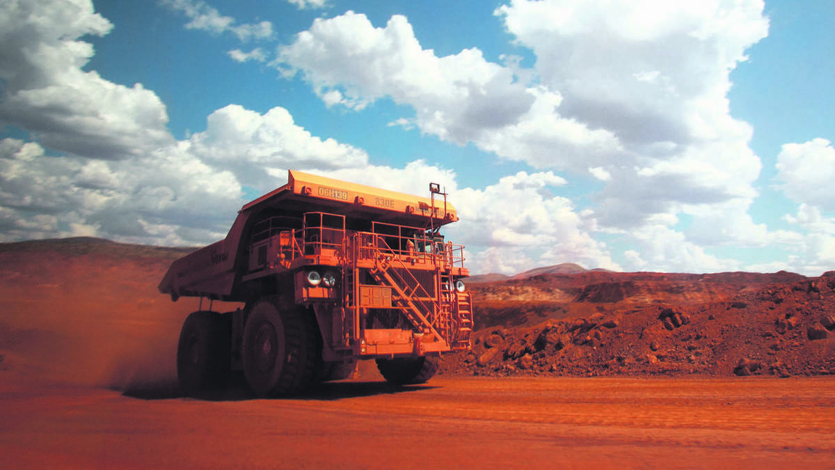 A driverless haul truck on the move in the Pilbara. Mt Arthur will trial simliar driverless trucks in an Australian coalmining first. 