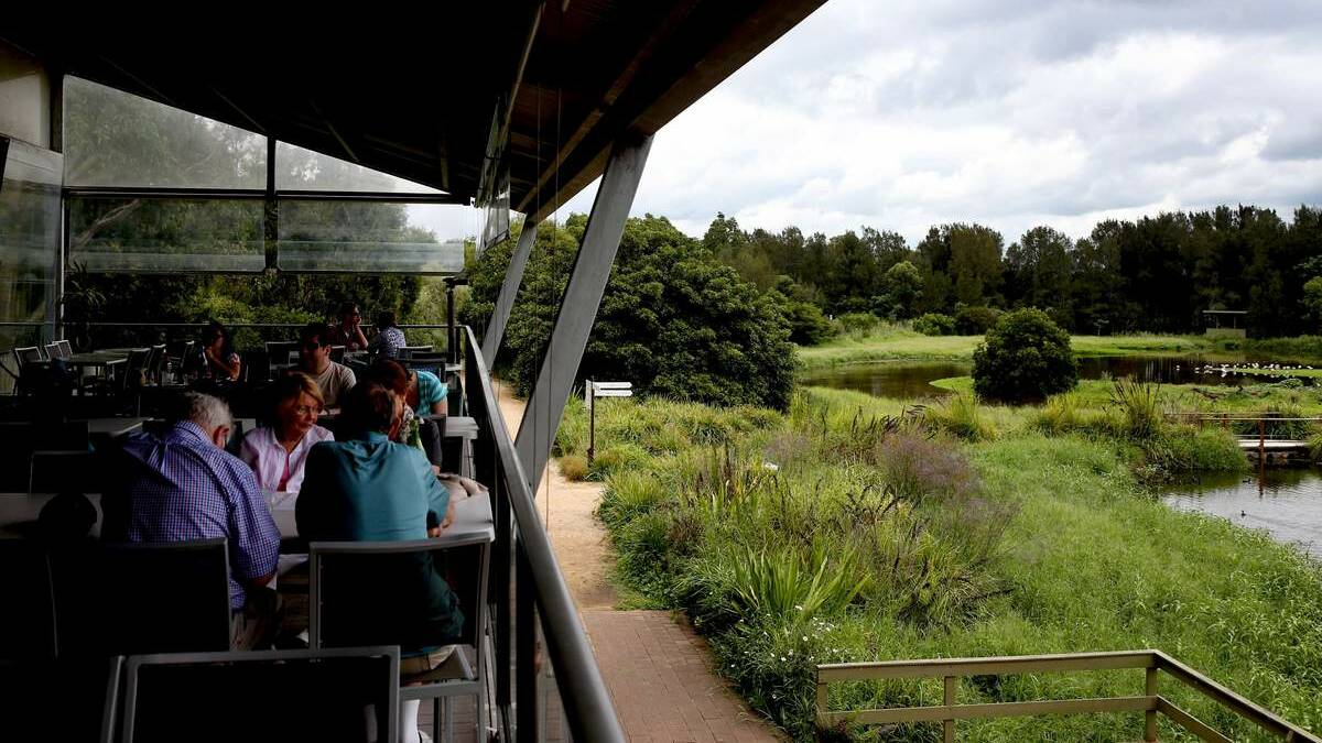 FAMILY TIME: Spoonbill Cafe at the Wetlands allows a unique dining experience with its setting overlooking the acclaimed conservation estate.  Picture: Dean Osland