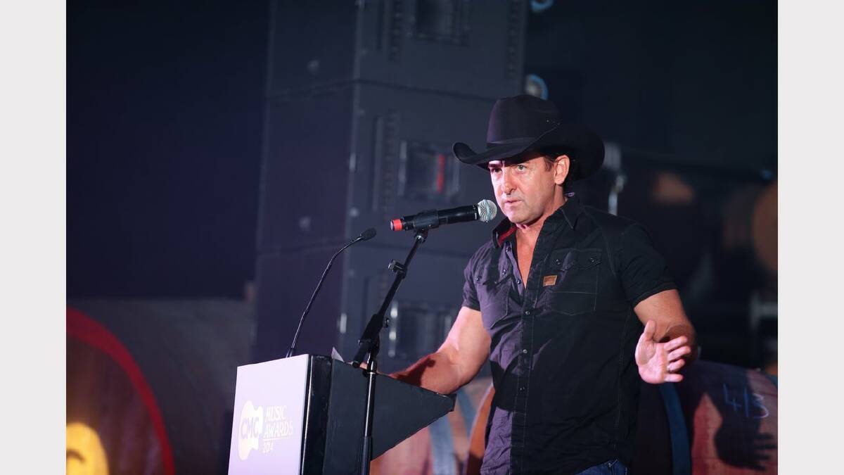 CMC Music awards 2014 held at Hope Estate winery.  Lee Kernaghan.  Picture: Dean Osland