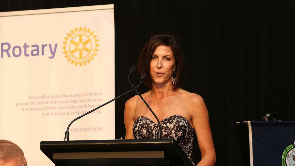 Lake Macquarie Detective Sergeant Kristi Faber, NSW Police Officer of the Year winner in the NSW Rotary Customer Service Excellence Award category

