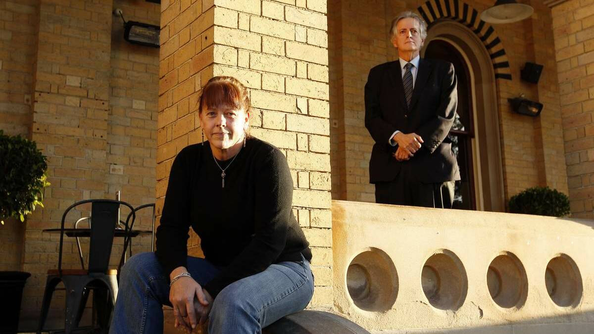 Two of the lawyers fighting to clear Kathleen Folbigg’s name, Isabel Reed and Robert Cavanagh.  Picture: Max Mason-Hubers
