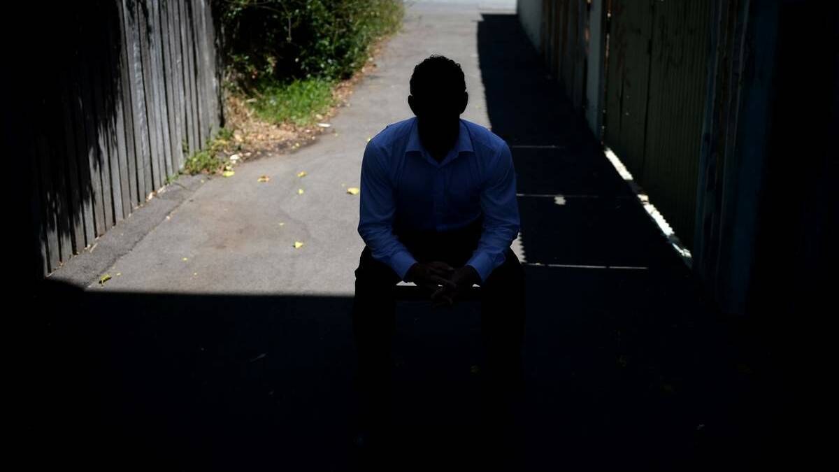 NOT ALONE:  There is a helping hand for male childhood sex abuse victims.    Picture: Marina Neil