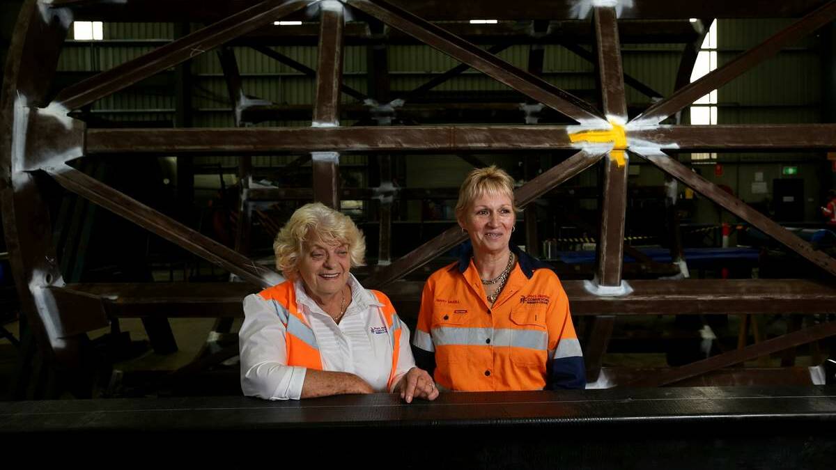 LIGHT AT THE END OF THE TUNNEL: Port Hunter Conveyors chief executive Mary McGill and owner Carol Campbell.  Picture: Jonathan Carroll