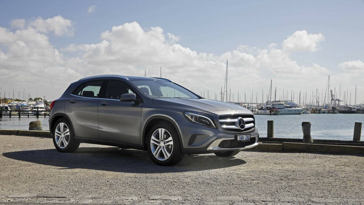 SOFTER LINES: The Mercedes-Benz  GLA was launched in Australia yesterday.