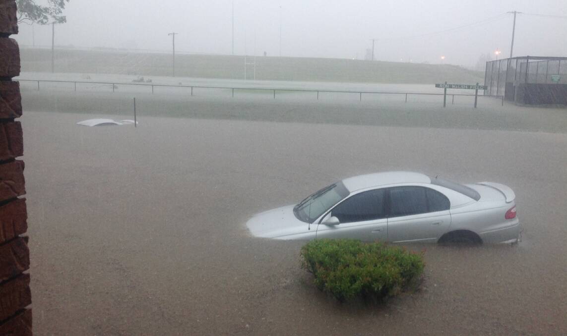 Wednesday's flooding. Picture: Adam Sujecki
