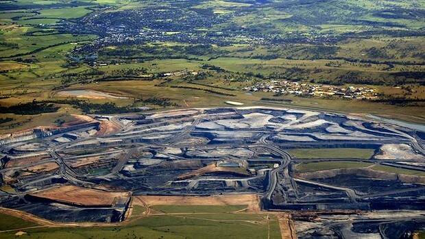 Ugly: Mount Arthur North Mine with Muswellbrook in background in the Hunter Valley. Picture: Glen McCurtayne

 