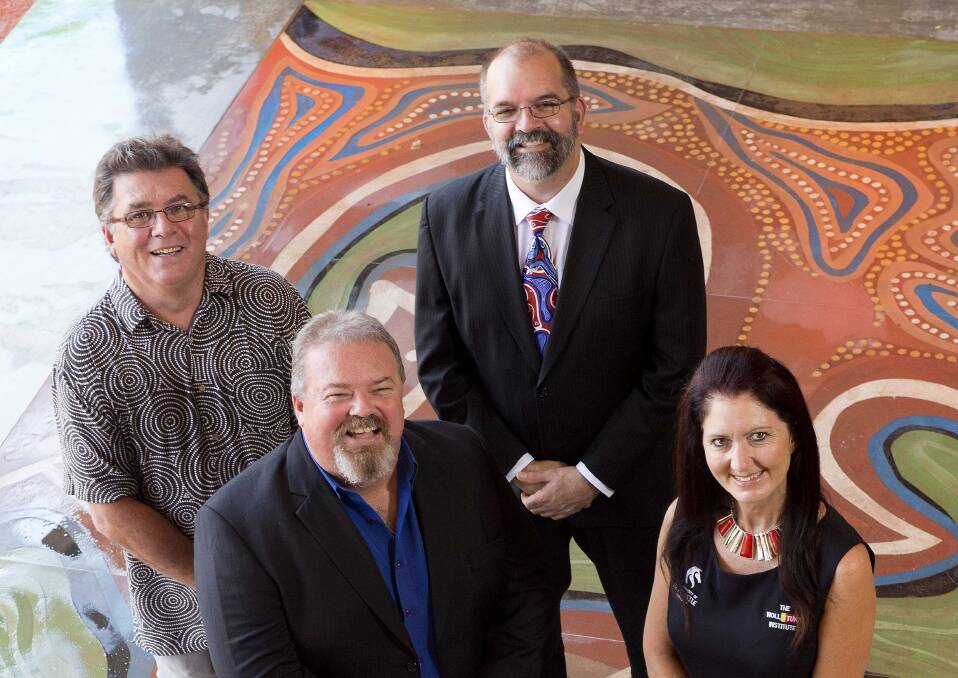 Current Wollotuka directors, left to right, John Maynard, Peter O’Mara, Peter Radoll and Leanne Holt.