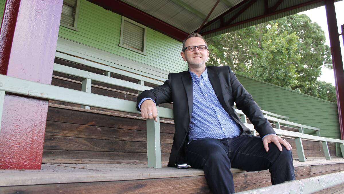 PROJECT: Pastor Rick Prosser at Passmore Oval Wickham, which will receive a makeover.