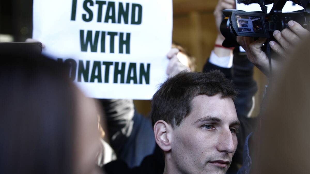 Coal activist Jonathan Moylan walks free with suspended sentence