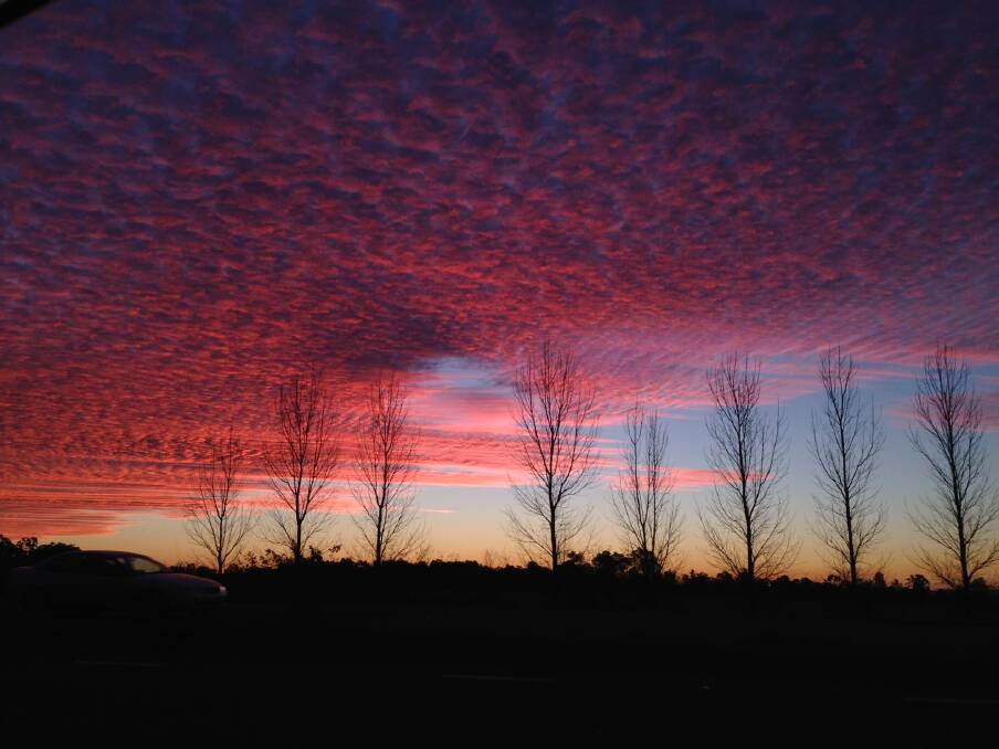 If you missed Monday's spectacular sunset you better check this out: photos