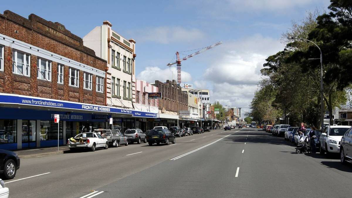 LIGHT RAIL: Hunter Street is the government's choice for a light rail service.
