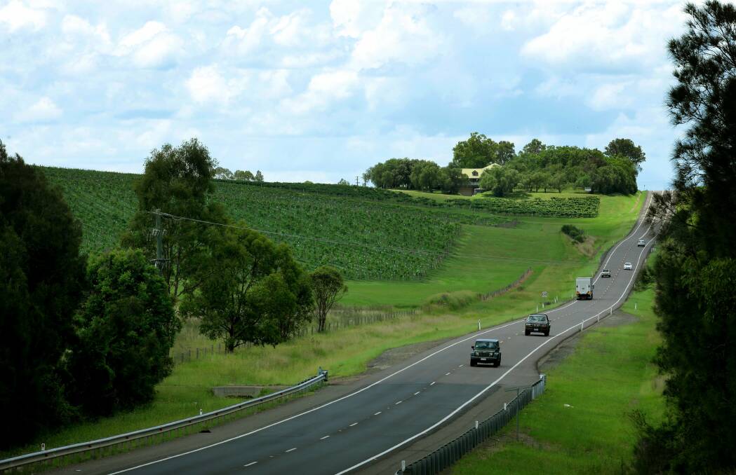 Wine Country Drive in Pokolbin. Pic: Peter Stoop