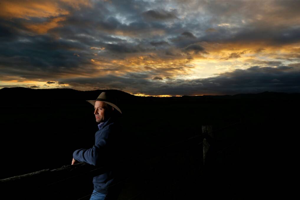 Stuart Andrews, of Tarwyn Park, Bylong, on his farm that he has reluctantly decided to sell. Pic: Jonathan Carroll