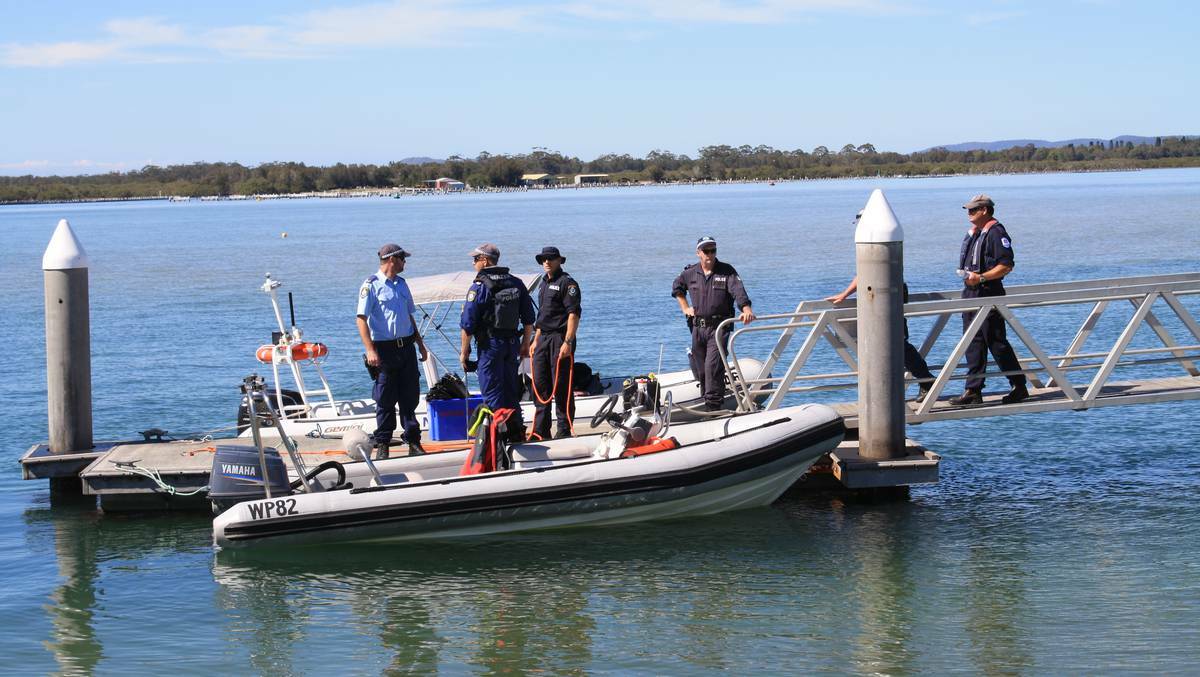 The search for a missing man at Tuncurry has entered its second day. Pic: Great Lakes Advocate