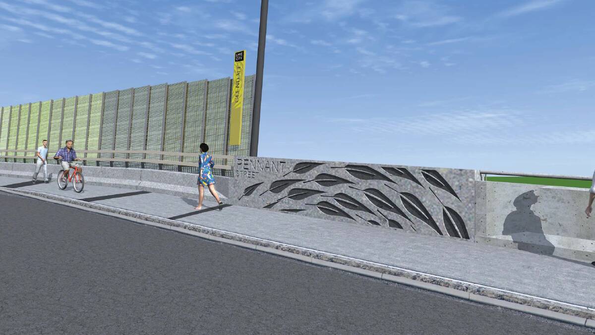 An artist’s impression of the Pennant Street bridge, Cardiff.