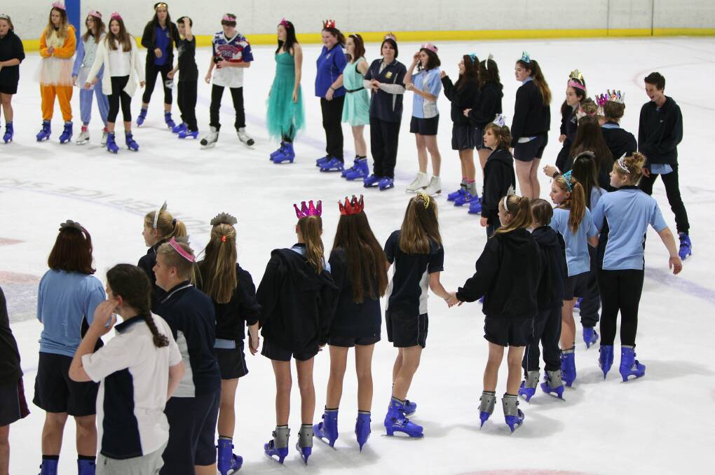 Prince and Princesses at Hunter Ice Skating Stadium, Warners Bay.